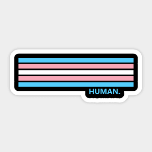 Transgender Human Pride Sticker